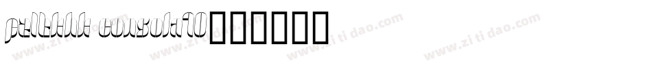 FZLTKHK Consola10字体转换